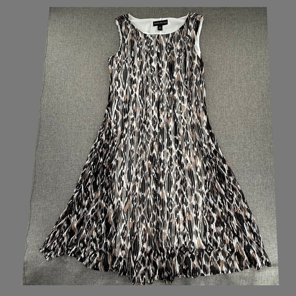 Danillo Boutique Sleeveless Dress A-Line Lined Size 10‎ Gently Used
